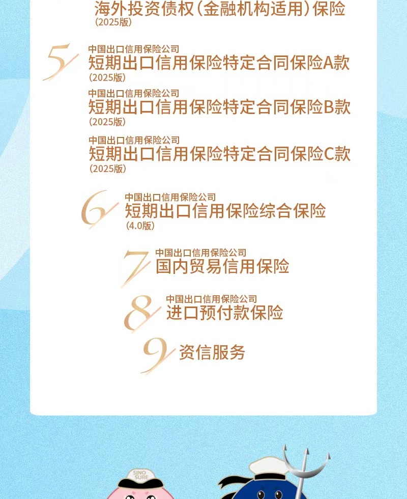 产品及服务列表